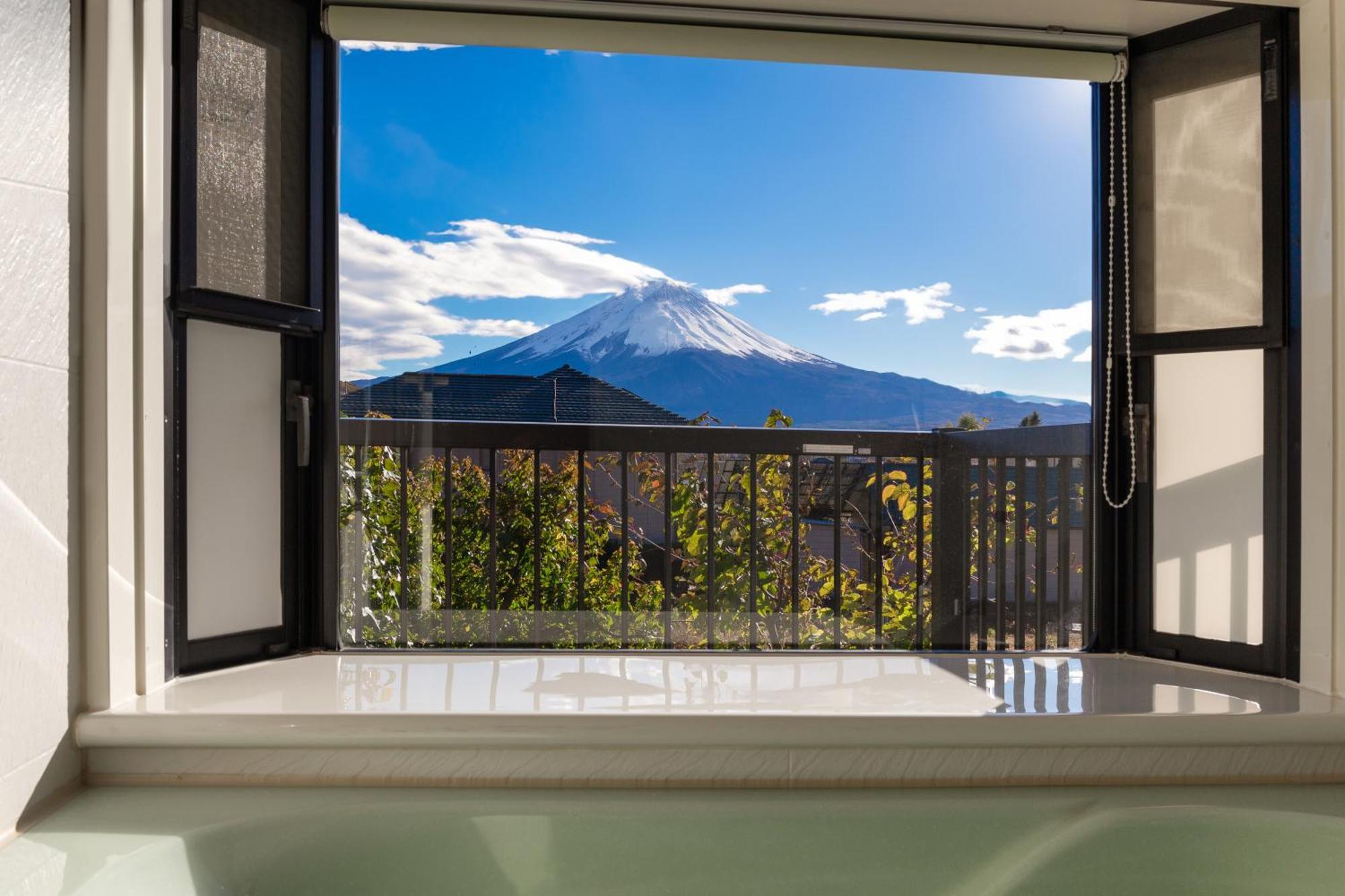 View Of Mt Fuji Free Transportation Bicycle Rental Ok 富士山眺望 富士河口湖 外观 照片